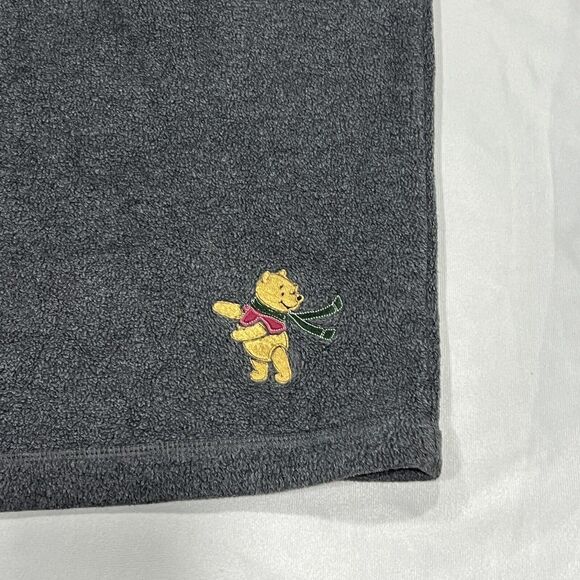 The Disney Store Sweater Womens Dark Gray 1/4 Zip Winnie The Pooh Fleece Medium - Picture 4 of 8